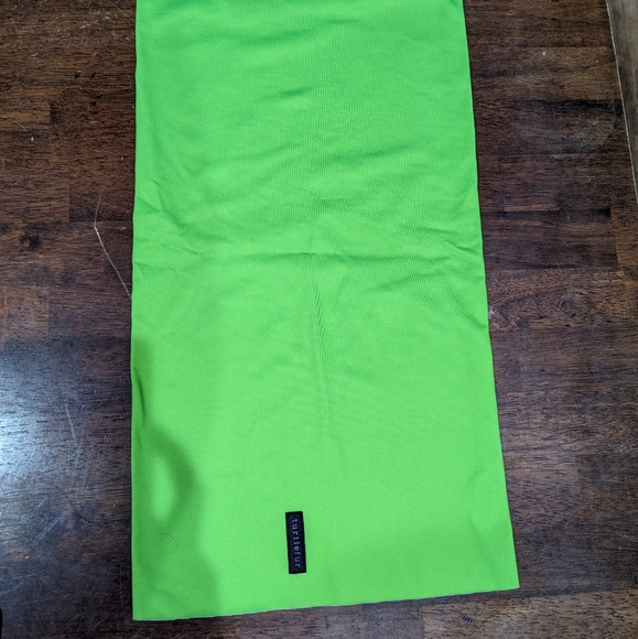 Turtle Fur Lime Green Neck Gaiter - Picture 2 of 2